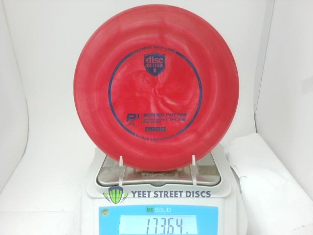 10 Year Anniversary Swirl D-Line Flex 2 P1x - Discmania 173.63g