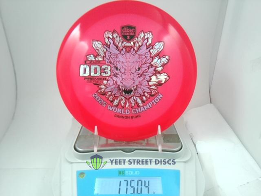 2025 World Champion Gannon Buhr Premier Series Q-Line DD3 - Discmania 175.04g