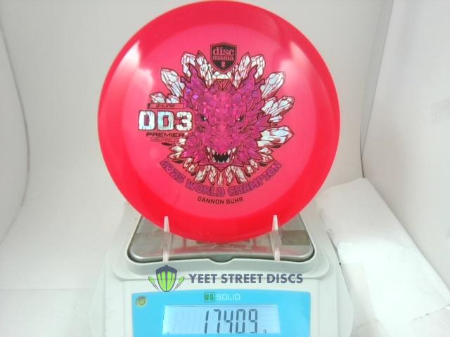 2025 World Champion Gannon Buhr Premier Series Q-Line DD3 - Discmania 174.09g