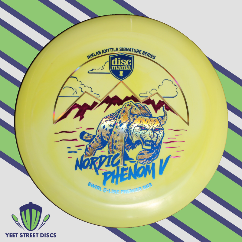 Load image into Gallery viewer, Niklas Anttila Nordic Phenom V Swirl Q-Line Premier DD3 - Discmania 174.80g
