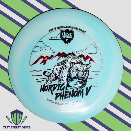 Niklas Anttila Nordic Phenom V Swirl Q-Line Premier DD3 - Discmania 173.13g