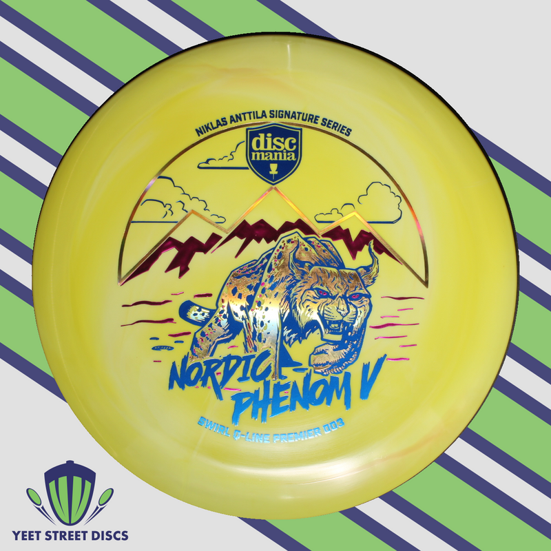 Load image into Gallery viewer, Niklas Anttila Nordic Phenom V Swirl Q-Line Premier DD3 - Discmania 175.67g
