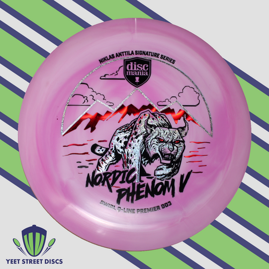 Niklas Anttila Nordic Phenom V Swirl Q-Line Premier DD3 - Discmania 173.80g