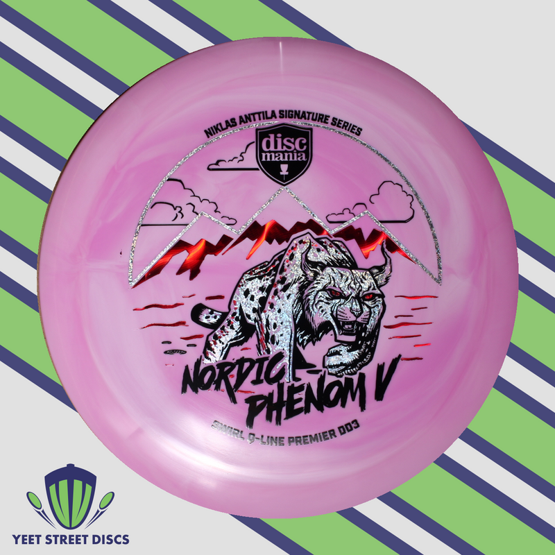 Load image into Gallery viewer, Niklas Anttila Nordic Phenom V Swirl Q-Line Premier DD3 - Discmania 175.15g
