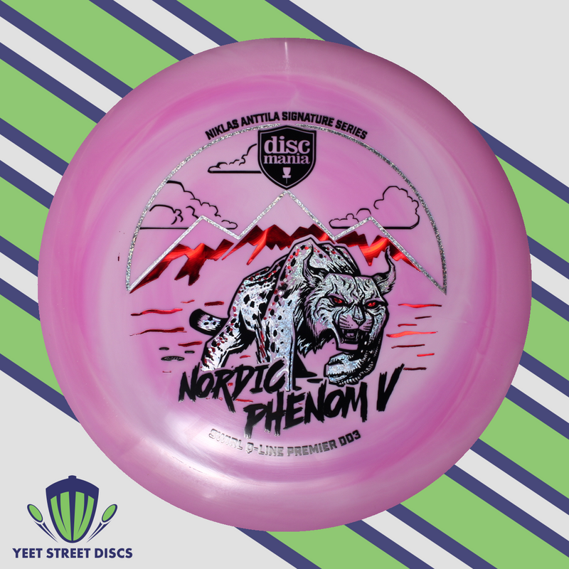 Load image into Gallery viewer, Niklas Anttila Nordic Phenom V Swirl Q-Line Premier DD3 - Discmania 174.16g
