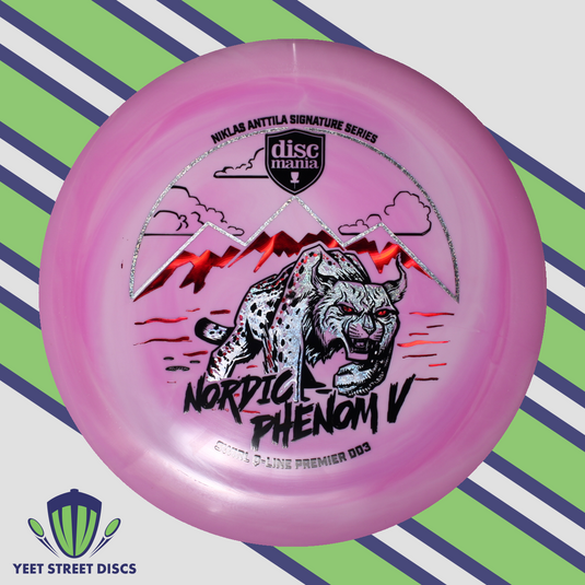 Niklas Anttila Nordic Phenom V Swirl Q-Line Premier DD3 - Discmania 174.16g