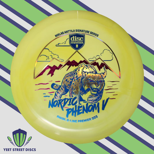 Niklas Anttila Nordic Phenom V Swirl Q-Line Premier DD3 - Discmania 174.21g