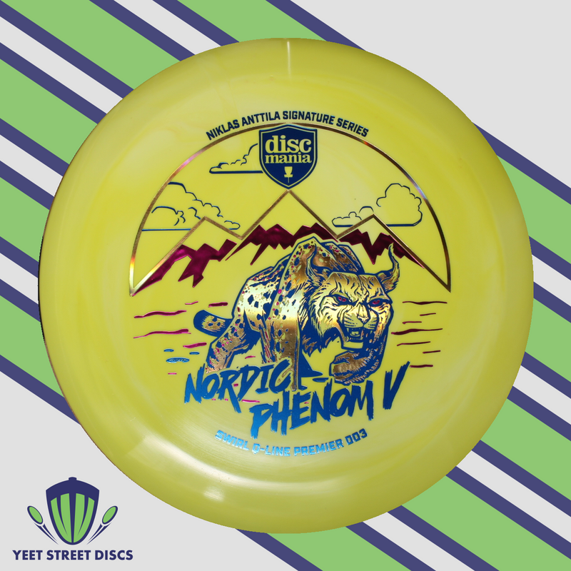 Load image into Gallery viewer, Niklas Anttila Nordic Phenom V Swirl Q-Line Premier DD3 - Discmania 175.92g
