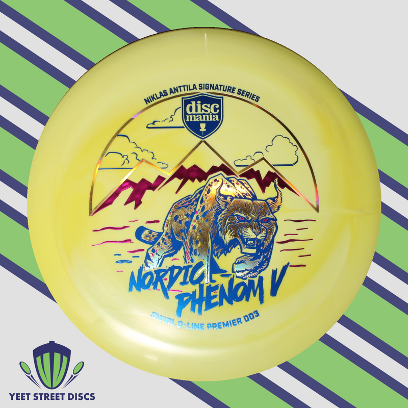 Load image into Gallery viewer, Niklas Anttila Nordic Phenom V Swirl Q-Line Premier DD3 - Discmania 175.32g
