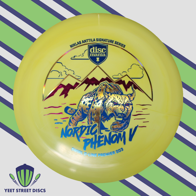 Load image into Gallery viewer, Niklas Anttila Nordic Phenom V Swirl Q-Line Premier DD3 - Discmania 174.05g
