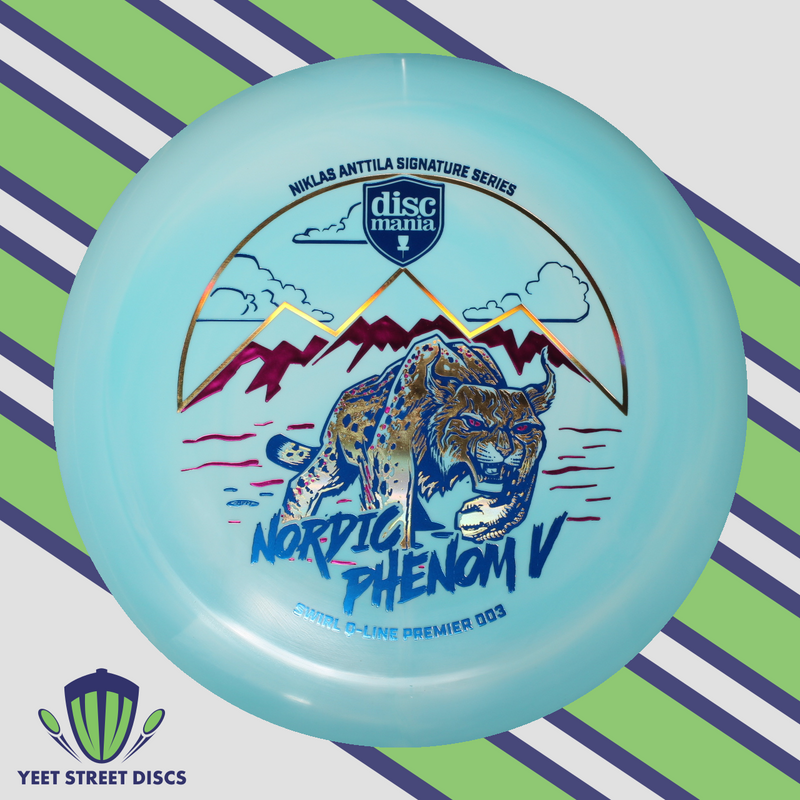 Load image into Gallery viewer, Niklas Anttila Nordic Phenom V Swirl Q-Line Premier DD3 - Discmania 175.85g

