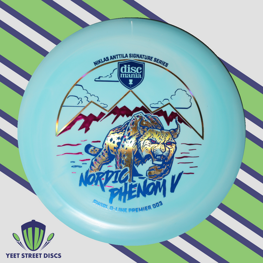Niklas Anttila Nordic Phenom V Swirl Q-Line Premier DD3 - Discmania 175.45g