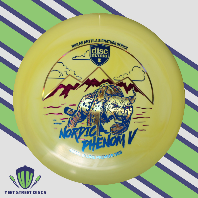 Load image into Gallery viewer, Niklas Anttila Nordic Phenom V Swirl Q-Line Premier DD3 - Discmania 174.66g
