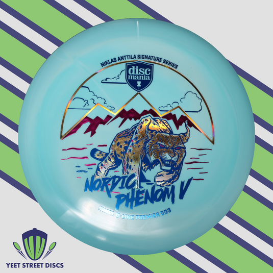 Niklas Anttila Nordic Phenom V Swirl Q-Line Premier DD3 - Discmania 175.74g