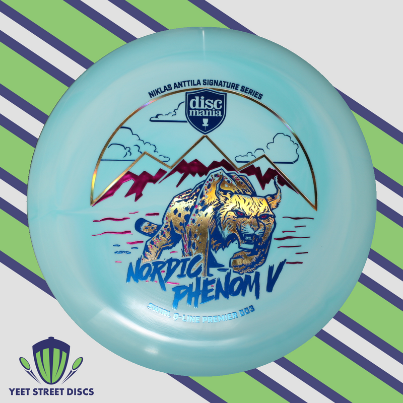 Load image into Gallery viewer, Niklas Anttila Nordic Phenom V Swirl Q-Line Premier DD3 - Discmania 175.30g
