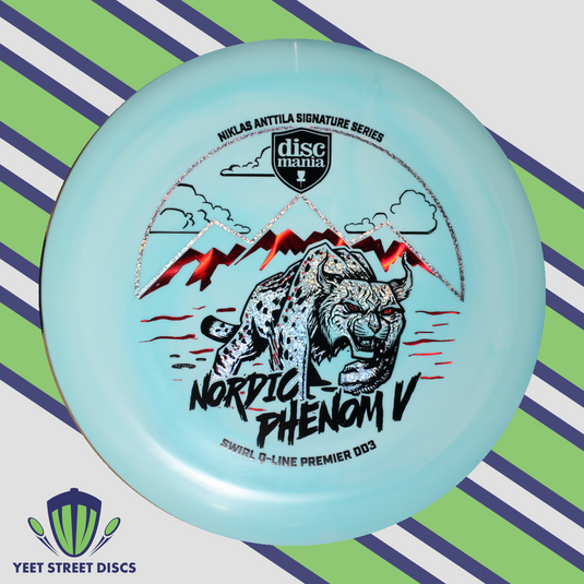 Niklas Anttila Nordic Phenom V Swirl Q-Line Premier DD3 - Discmania 175.38g