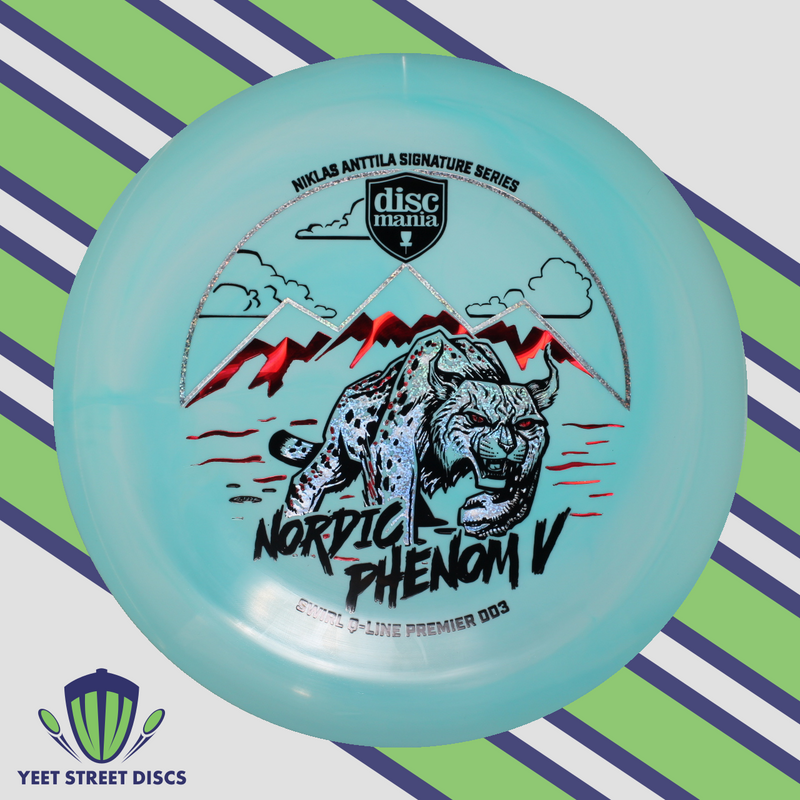 Load image into Gallery viewer, Niklas Anttila Nordic Phenom V Swirl Q-Line Premier DD3 - Discmania 175.06g
