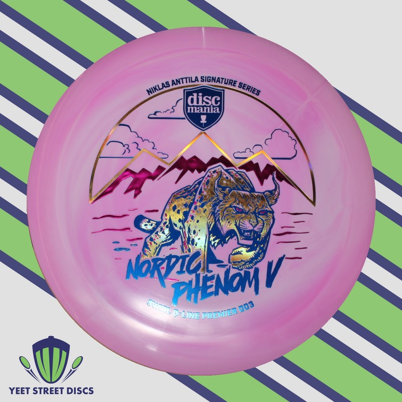 Load image into Gallery viewer, Niklas Anttila Nordic Phenom V Swirl Q-Line Premier DD3 - Discmania 174.87g
