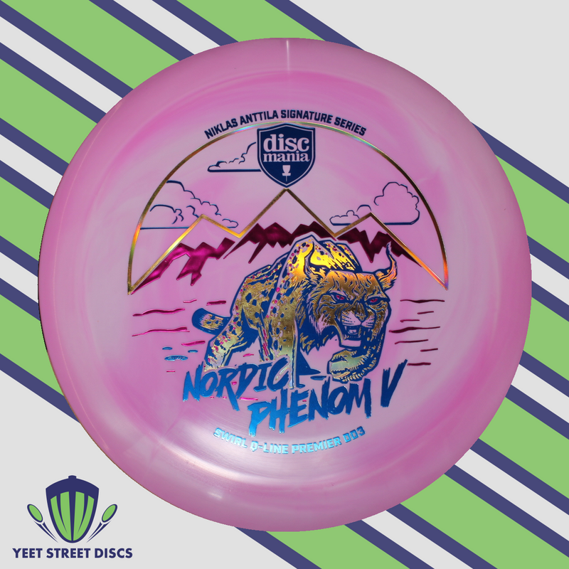 Load image into Gallery viewer, Niklas Anttila Nordic Phenom V Swirl Q-Line Premier DD3 - Discmania 176.38g
