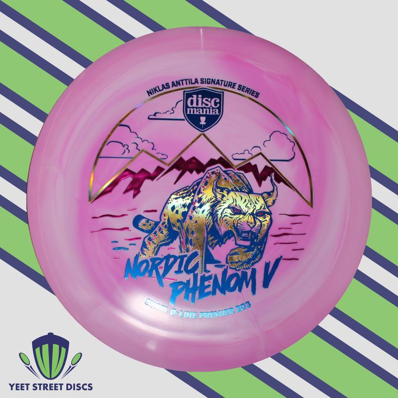 Load image into Gallery viewer, Niklas Anttila Nordic Phenom V Swirl Q-Line Premier DD3 - Discmania 174.98g

