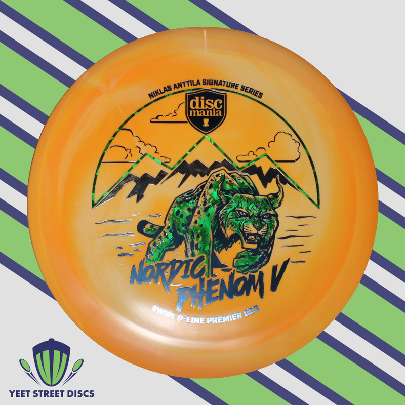 Load image into Gallery viewer, Niklas Anttila Nordic Phenom V Swirl Q-Line Premier DD3 - Discmania 175.50g
