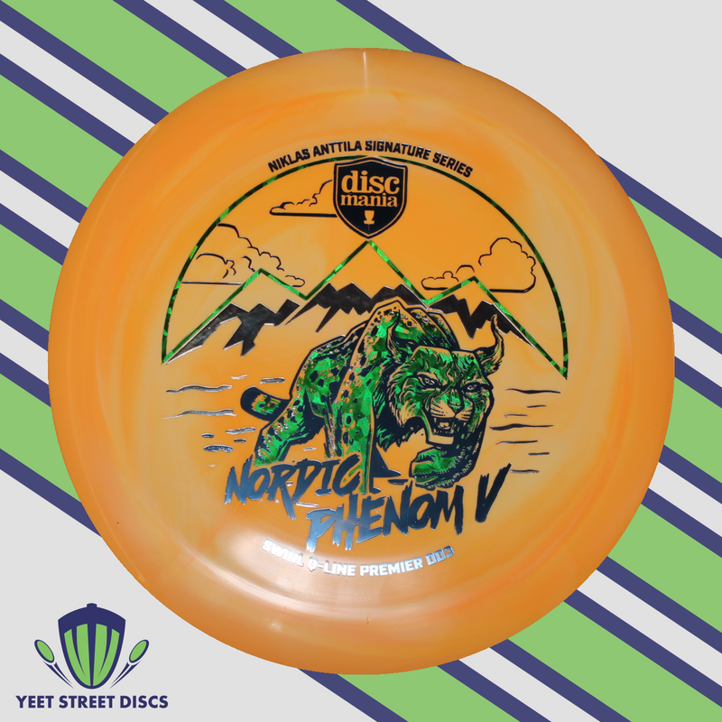 Load image into Gallery viewer, Niklas Anttila Nordic Phenom V Swirl Q-Line Premier DD3 - Discmania 176.45g
