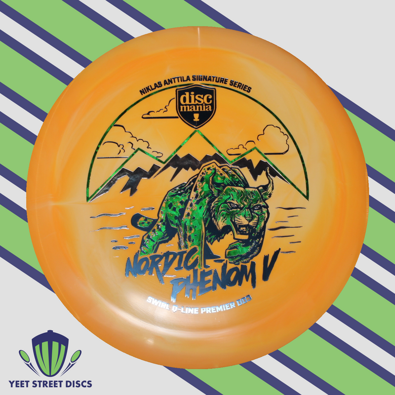Load image into Gallery viewer, Niklas Anttila Nordic Phenom V Swirl Q-Line Premier DD3 - Discmania 174.87g
