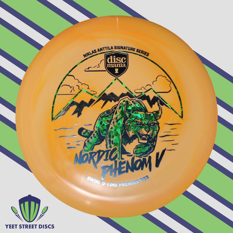 Load image into Gallery viewer, Niklas Anttila Nordic Phenom V Swirl Q-Line Premier DD3 - Discmania 175.03g
