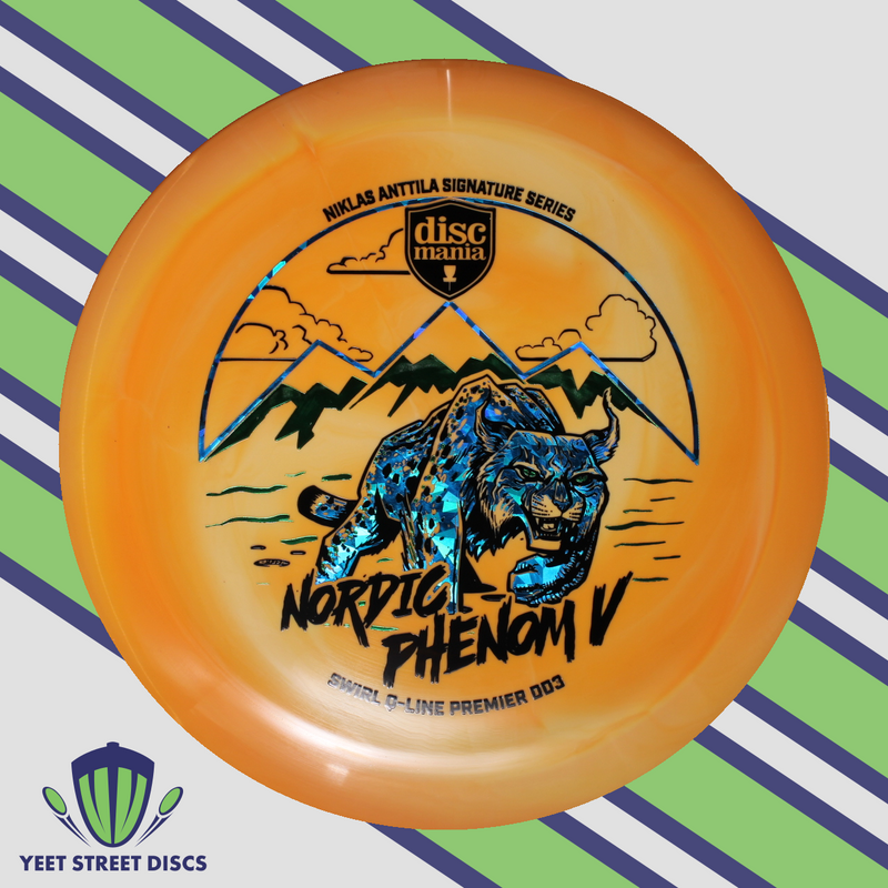 Load image into Gallery viewer, Niklas Anttila Nordic Phenom V Swirl Q-Line Premier DD3 - Discmania 176.66g

