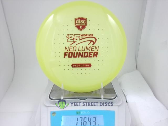 2025 Worlds Prototype Neo Lumen Founder - Discmania 176.43g