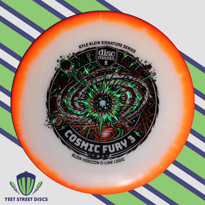 Load image into Gallery viewer, Kyle Klein Cosmic Fury 3 C-Line Color Glow Horizon Logic - Discmania 176.87g
