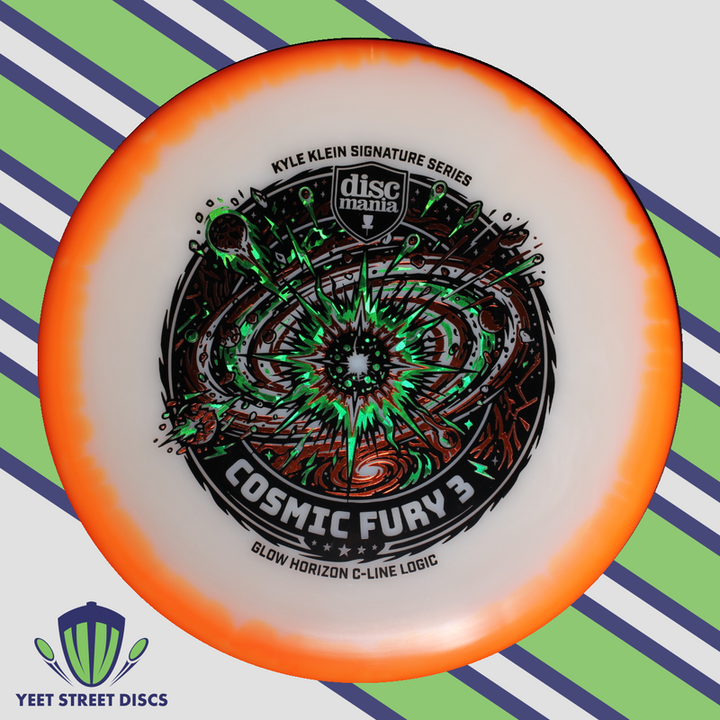Load image into Gallery viewer, Kyle Klein Cosmic Fury 3 C-Line Color Glow Horizon Logic - Discmania 177.33g
