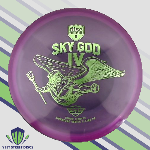 USED No Ink (7/10) Simon Lizotte Signature Series Sky God IV C-Line P2 - Discmania 176.85g
