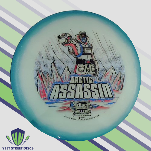 Arctic Assassin Metal Flake Horizon C-Line P2x - Discmania 173.75g