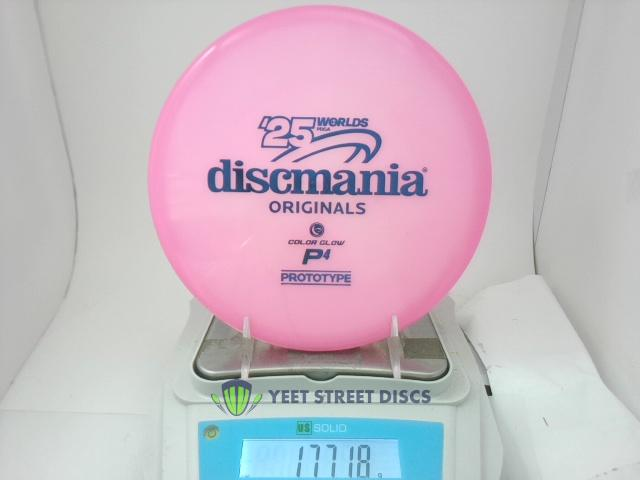 Prototype 2025 Worlds  C-Line Color Glow P4 - Discmania 177.18g