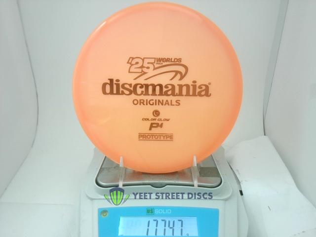 Prototype 2025 Worlds  C-Line Color Glow P4 - Discmania 177.47g