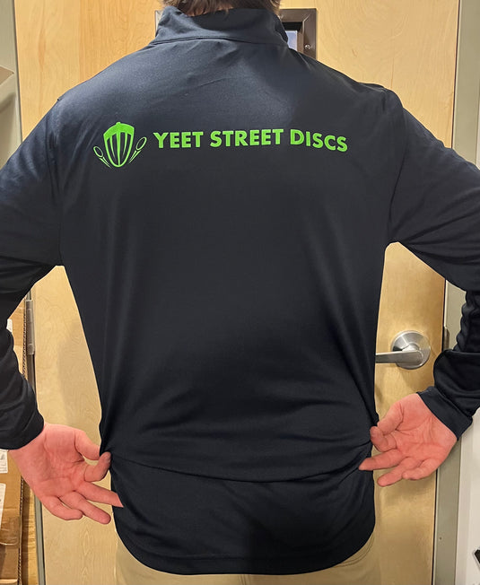 Yeet Street Discs Quarter Zip Performance Pullover