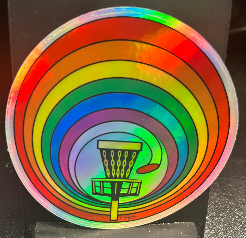Load image into Gallery viewer, Disc Golf Stickers by Kris Henseler
