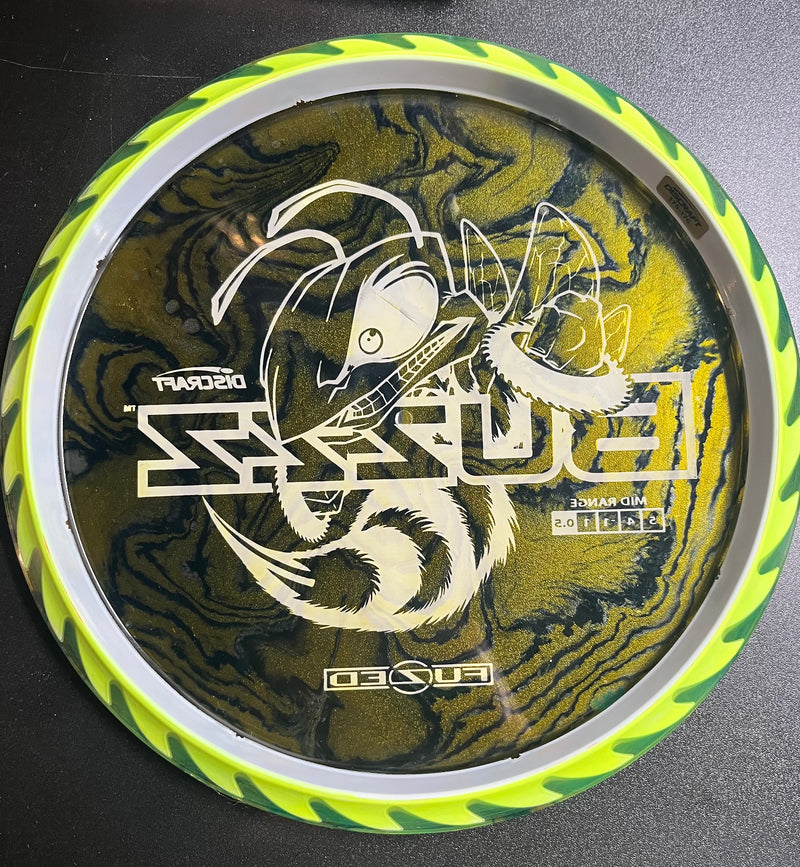 Load image into Gallery viewer, Must Bird Dyes Buzzz Saw Pattern Fuzed Line Buzzz - Discraft 177.19g
