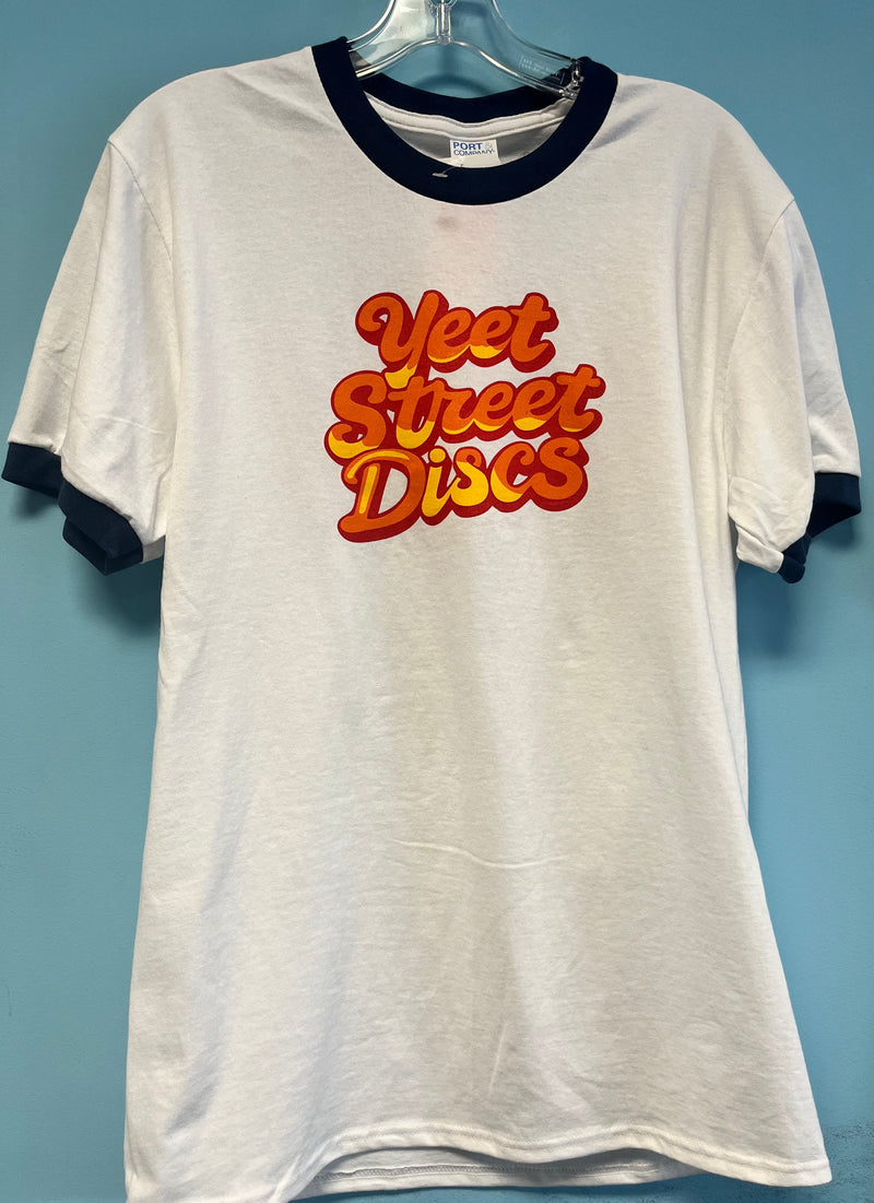 Load image into Gallery viewer, Yeet Street Discs Retro Ringer Tee
