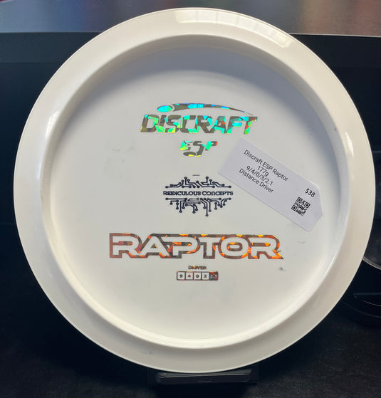 Reidiculous Concepts Velociraptor  ESP Raptor - Discraft 176.62g