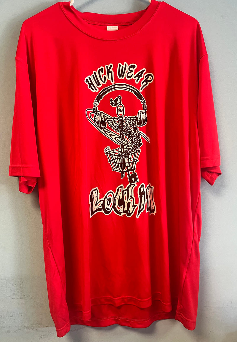 Load image into Gallery viewer, Huckwear Lock In 100% polyester t-shirt
