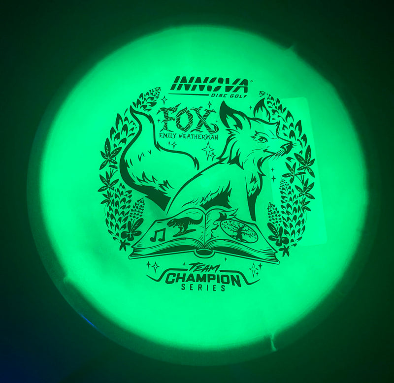 Load image into Gallery viewer, Emily Weatherman Tour Series Proto Glow Halo Champion Fox - Innova 179.12g
