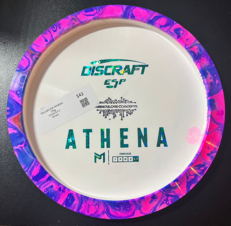 Load image into Gallery viewer, Reidiculous Concepts ESP Athena - Discraft 176.69g
