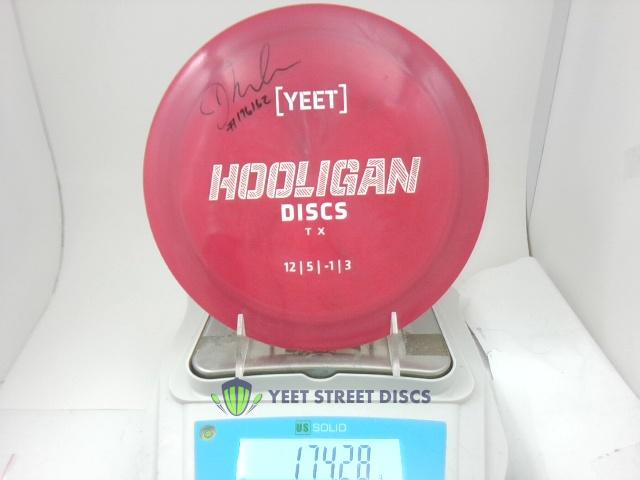 USED Ink Inside Rim & Top Flight Plate (8/10) Alpha Yeet - Hooligan Discs 174.28g