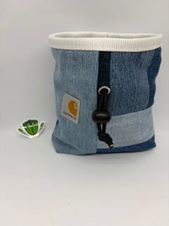 Upcycled Chalk Bags by Colby