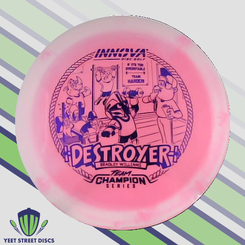 USED Ink on Flight Plate (9/10) Bradley Williams Halo Star Destroyer - Innova 164.21g