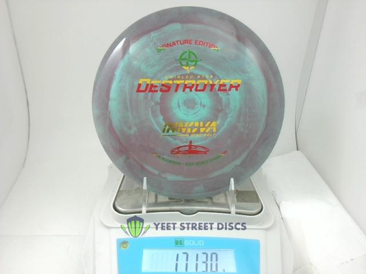 Ohn Scoggins World Champion Commemorative Swirly Star Destroyer - Innova 171.3g