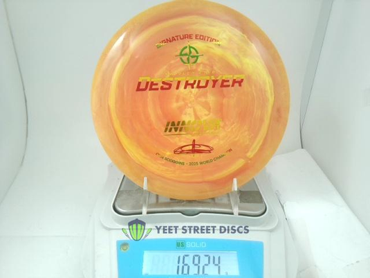 Ohn Scoggins World Champion Commemorative Swirly Star Destroyer - Innova 169.24g