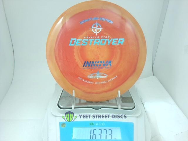 Ohn Scoggins World Champion Commemorative Swirly Star Destroyer - Innova 163.73g